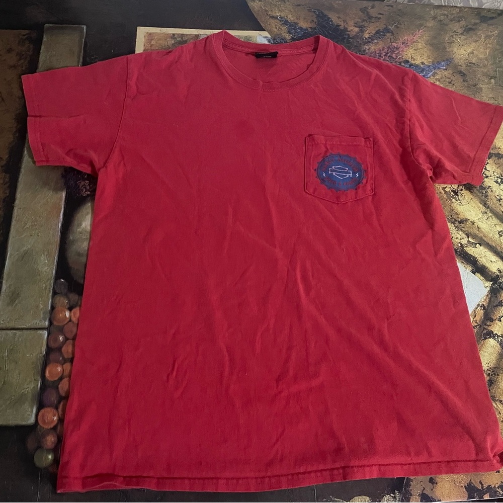Vintage Panama City BEACH SHACK Harley-Davidson Motorcycles PCB T-shirt Sz Lg